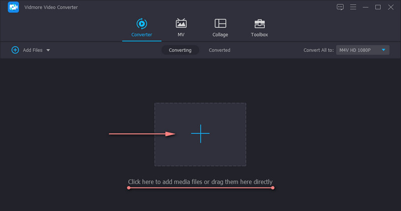 Vidmore – M4V hinzufügen