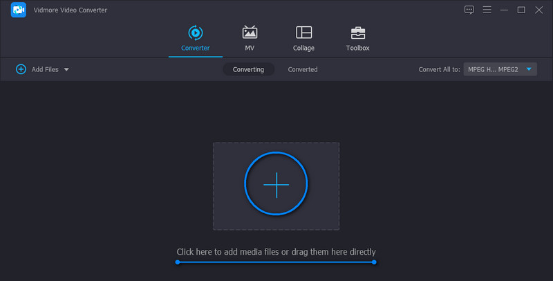 Vidmore MPEG hochladen