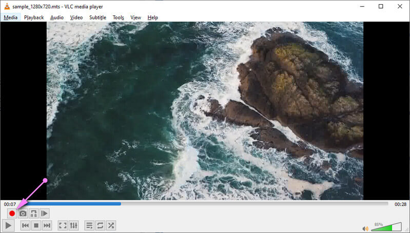 VLC MTS‑Video schneiden