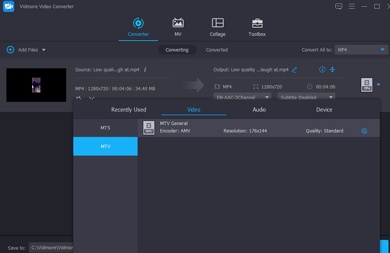 MTV auswählen Vidmore
