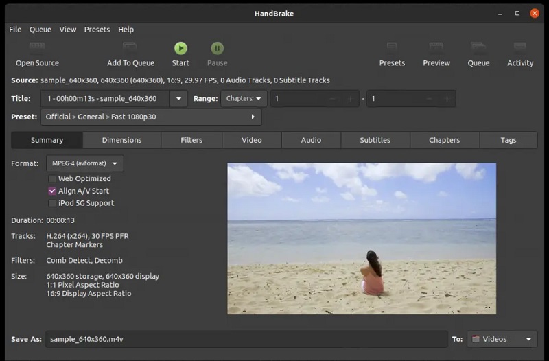 MKV in MP4 mit HandBrake konvertieren