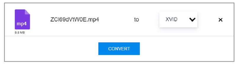 MKV in XVID AnyConv konvertieren