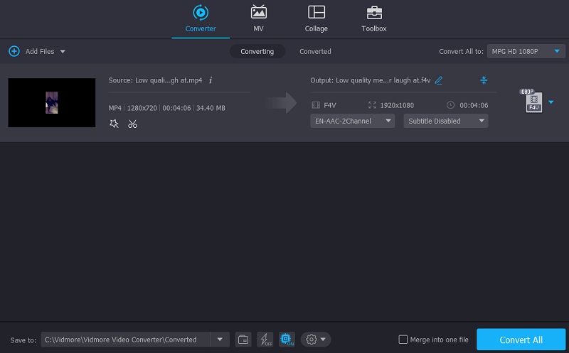 MP4 in F4V-Format konvertieren