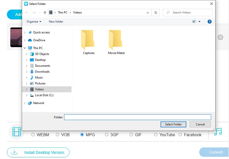 MPG konvertieren Vidmore Online