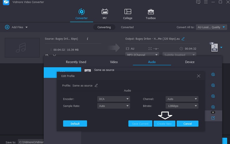 Einstellungen bearbeiten Vidmore