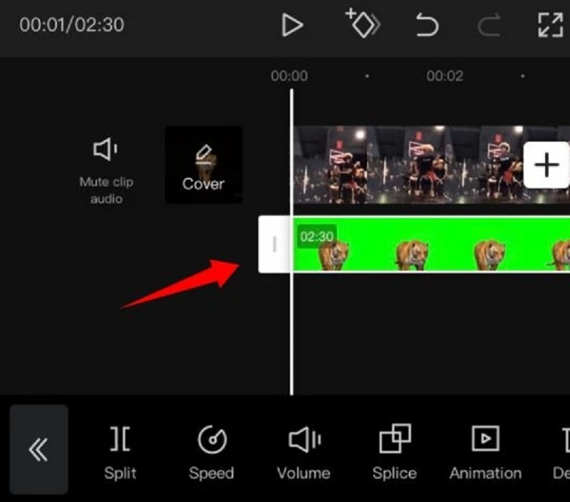 Wie man Video auf Android mit CapCut trimmt