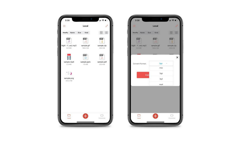 iConv Dateien konvertieren