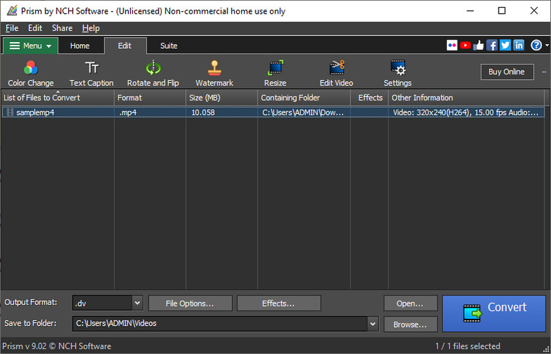 PRISM Konvertierungsaufgabe
