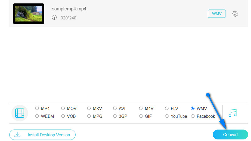 VFVCO Konvertierung starten