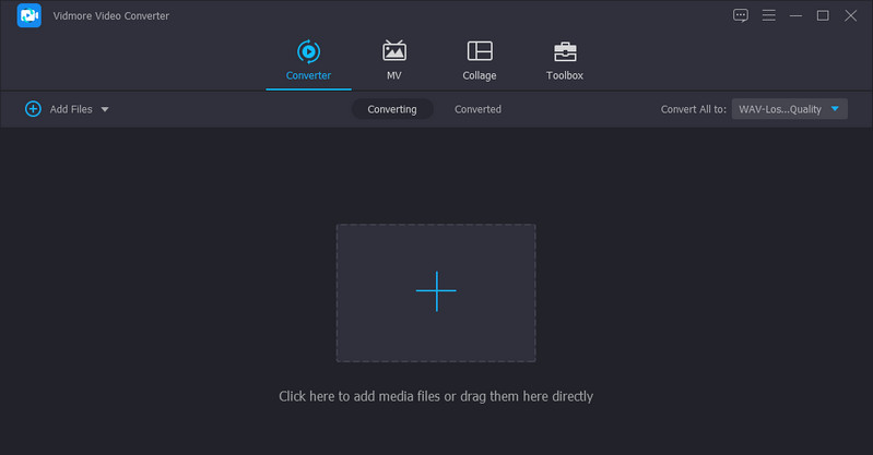 Vidmore AU-Datei hinzufügen
