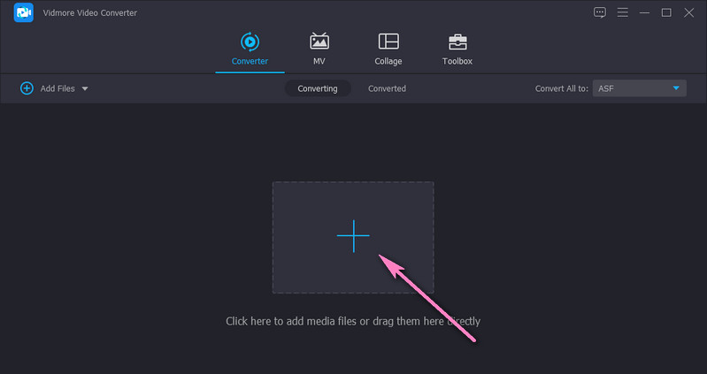 Vidmore – MP4-Dateien hinzufügen