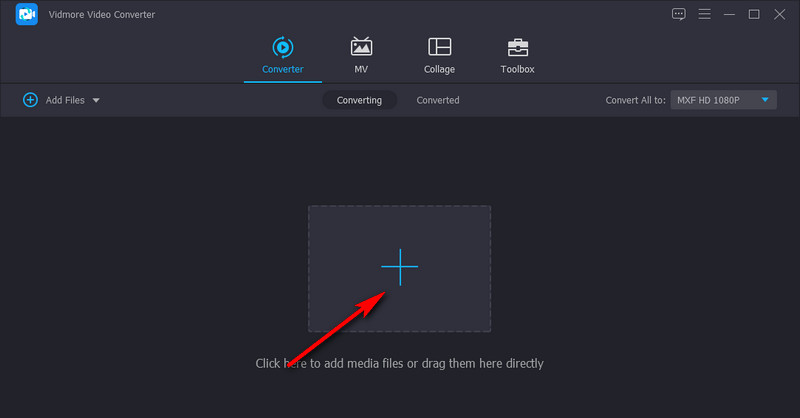 Vidmore MP4‑Datei laden