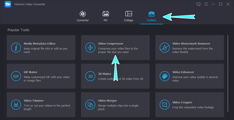Kompressor-Option aufrufen