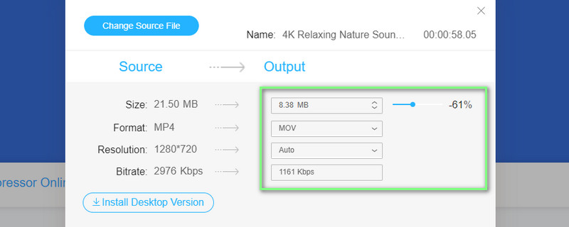Einstellungen anpassen
