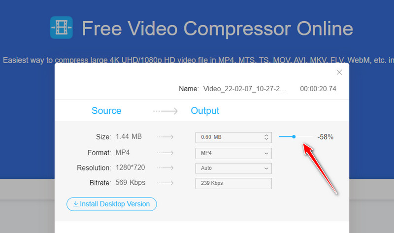 Größe ändern Vidmore