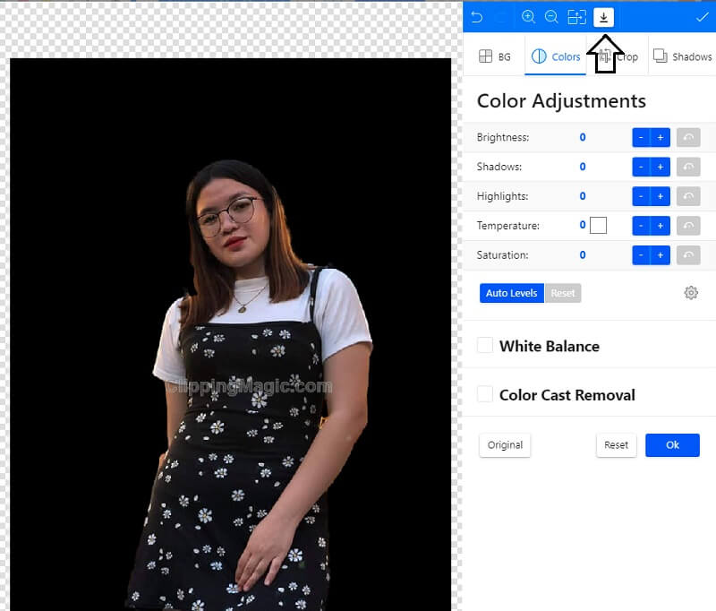 ClipMagic Bild herunterladen