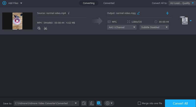 MPEG konvertieren Vidmore