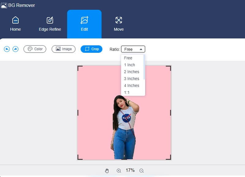 Farbe zuschneiden Vidmore Hintergrundentferner Online