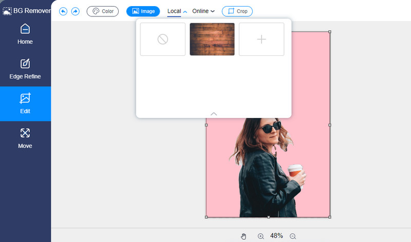 Hintergrund bearbeiten