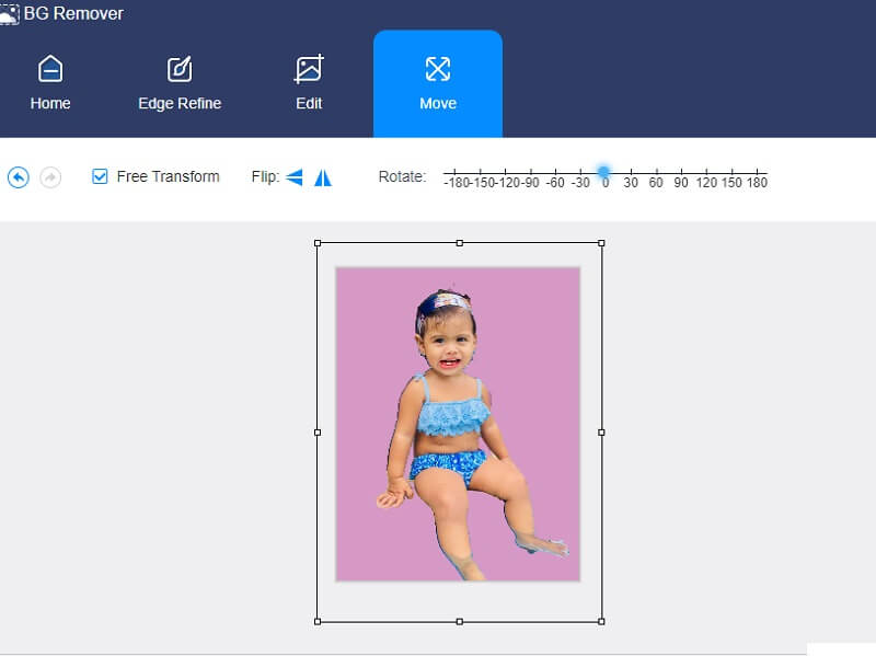 Hintergrund Remover VM spiegeln