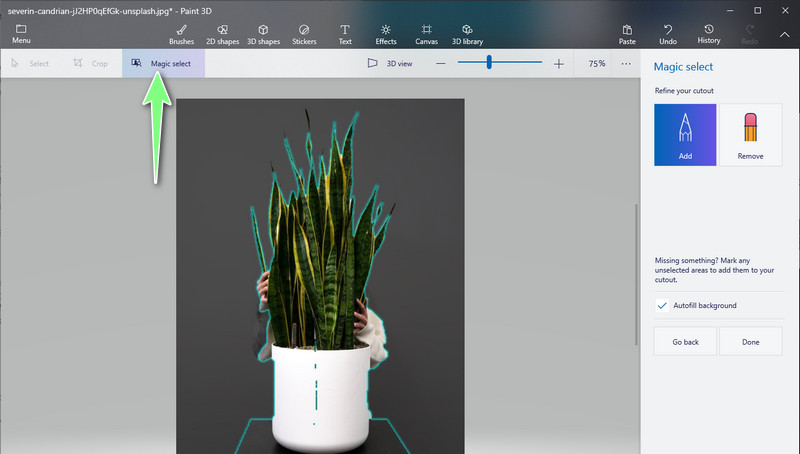 Magisches Auswahlwerkzeug