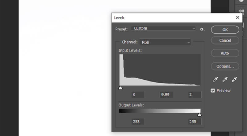 Hintergrund in Photoshop weiß machen