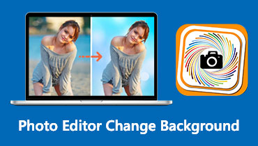 Fotoeditor zum Ändern des Hintergrunds