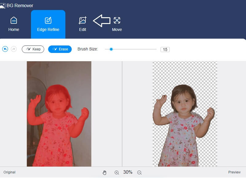 Vorschau VM-Hintergrundentferner