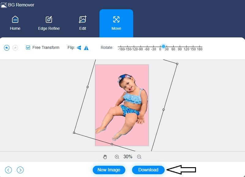 Bild mit Hintergrundentferner speichern