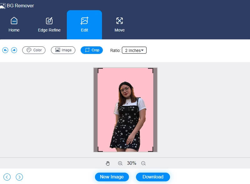 Zuschneiden mit Background Remover