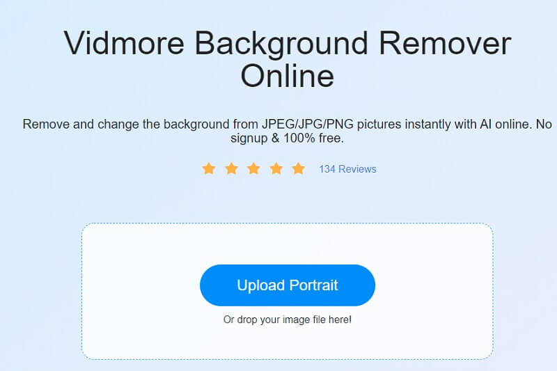 PNG hochladen Vidmore Online
