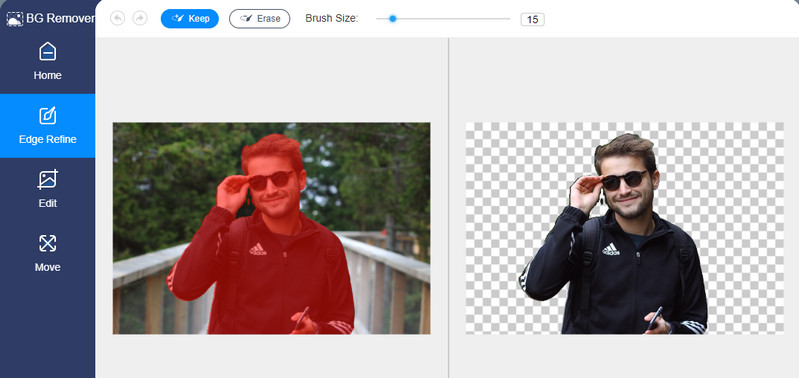 VBRO Hintergrund entfernen