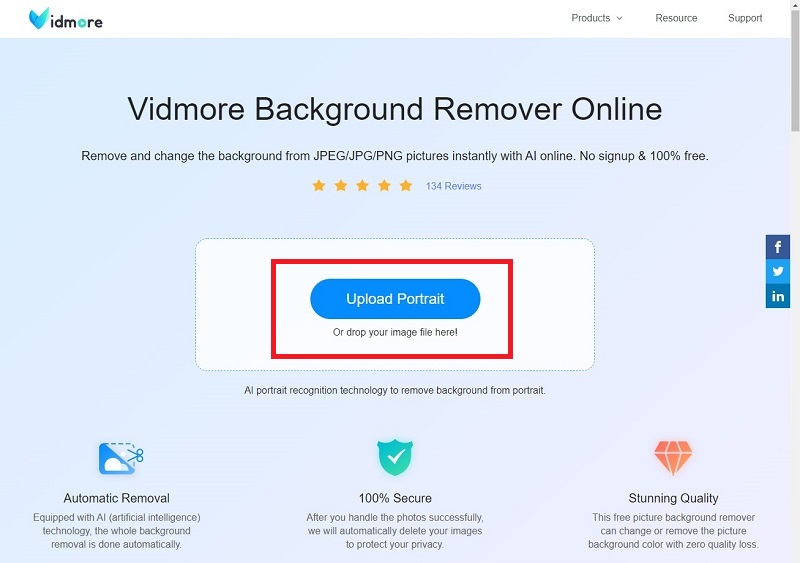 Vidmore Bro Foto hochladen