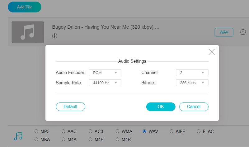 WAV bearbeiten Vidmore Online