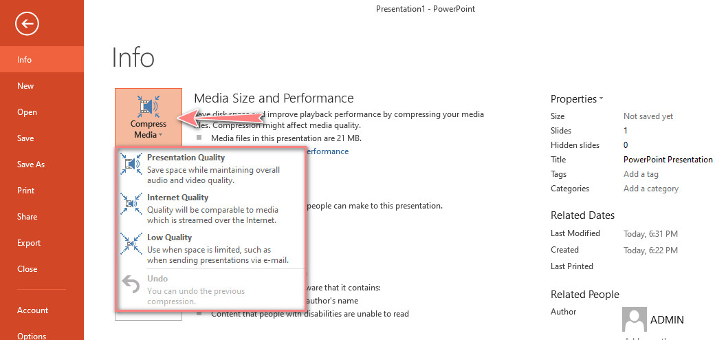 Videoqualität auswählen