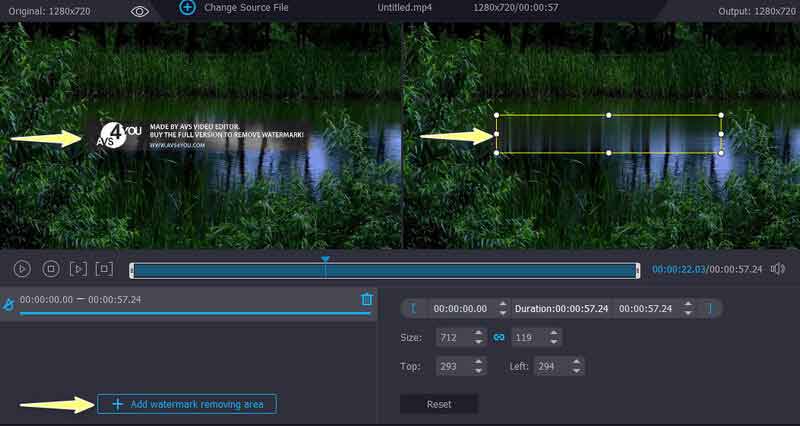 Video-Wasserzeichen entfernen