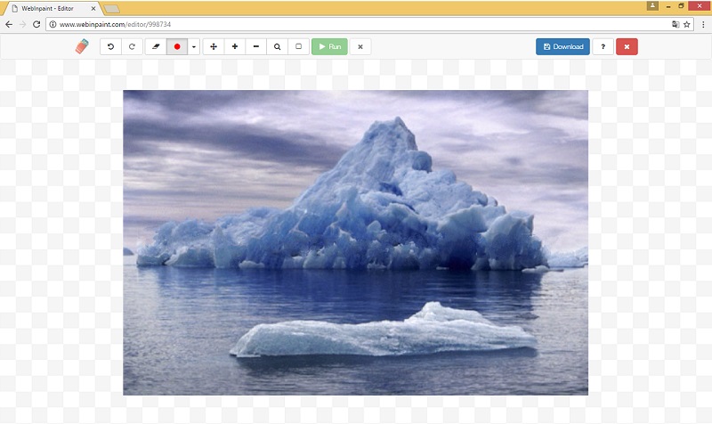 Wasserzeichen mit Inpaint Online entfernen