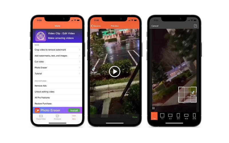 Video Eraser Logo entfernen