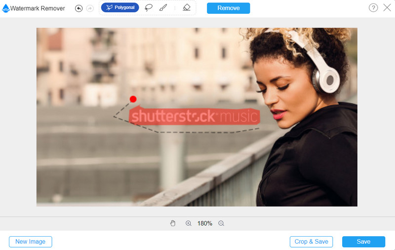 Watermark Remover Online Oberfläche