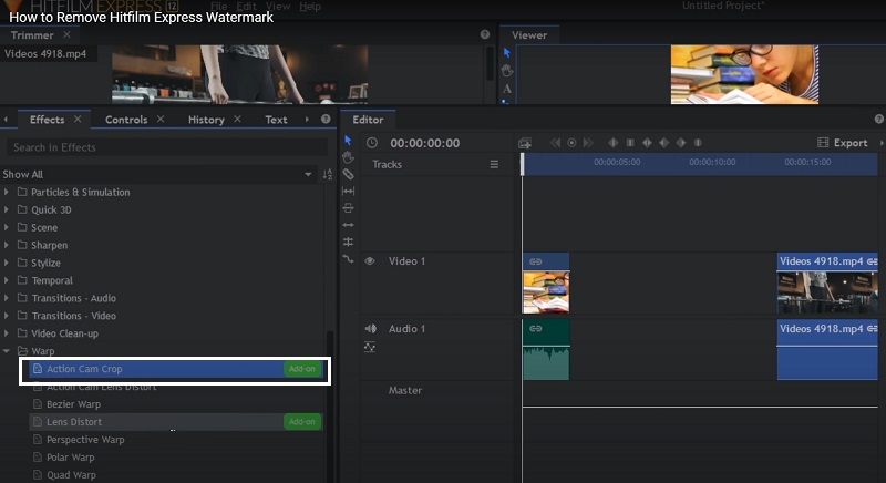 Action Cam Crop HitFilm