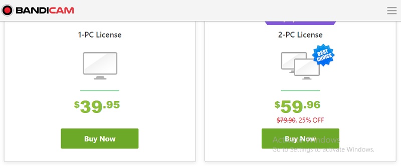 Bandicam‑Premium‑Registrierung