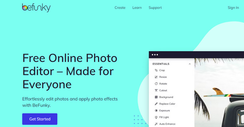 Loslegen mit BeFunky