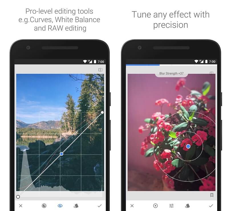 Auflösung erhöhen Snapseed