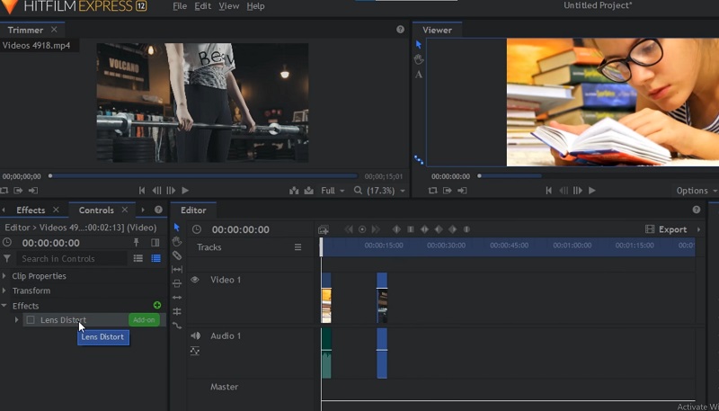 Lens Distort HitFilm