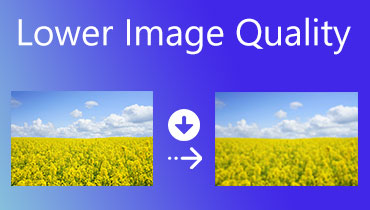 Bildqualität verringern