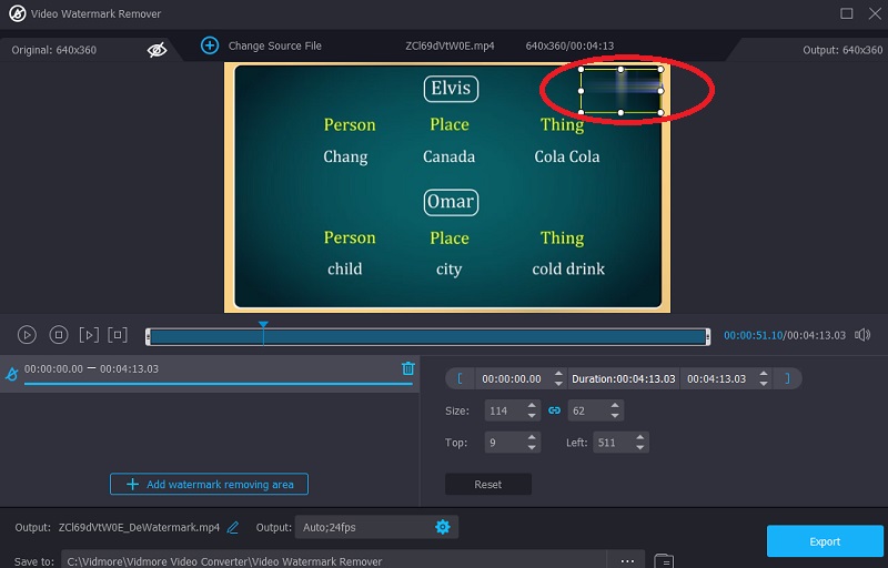 Videos mit Vidmore markieren