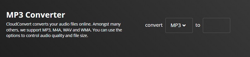 MP3-zu-MOV-Converter CloudConvert