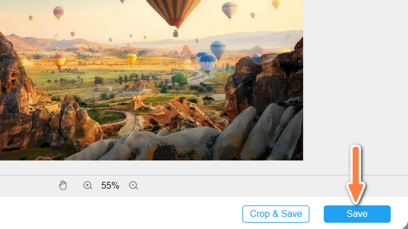 Fertiges Foto speichern