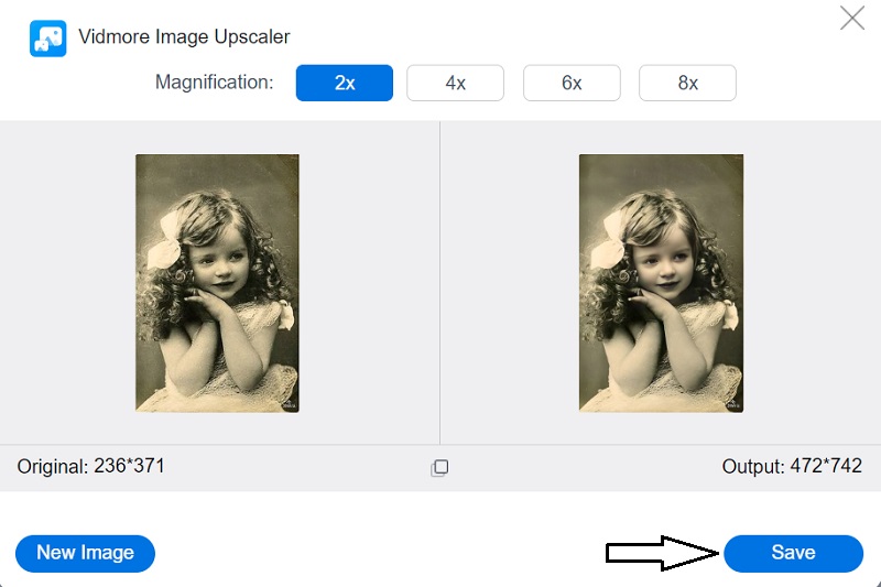 Bild auf Vidmore speichern