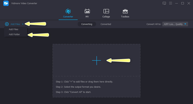 CAF-Dateien importieren